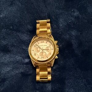 Michael Kors Radiant Gold Chronograph Watch
